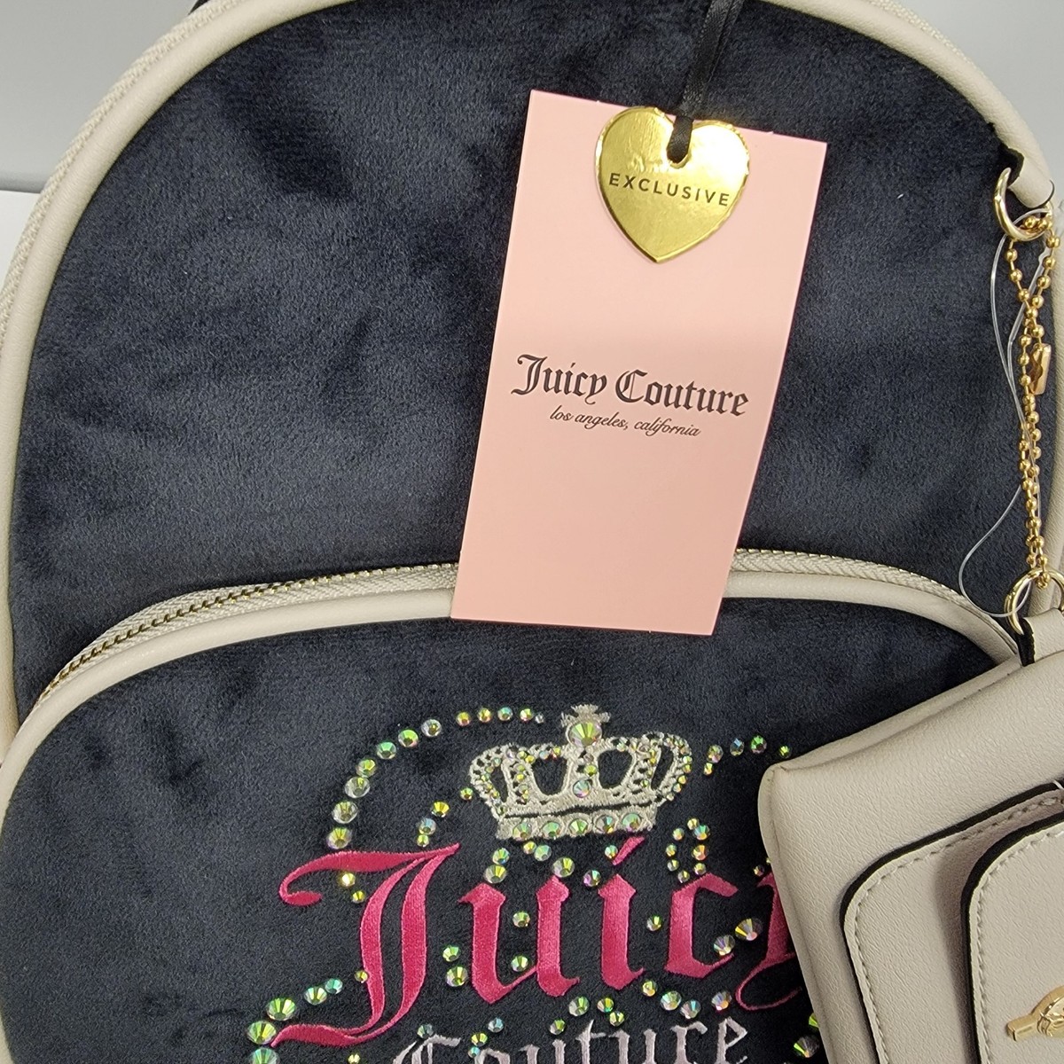 Juicy Couture Crystal  Backpack BNWT Juicy Couture Pull Out Pouch Backpack in | Mercari main image 2