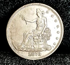 1873 Trade Dollar Better Date AU in Grade No Chop Marks 1st Year of Issue