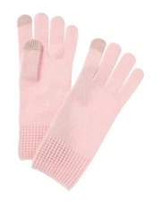 Phenix Waffle Cuff Cashmere Tech Gloves Women's Pink
