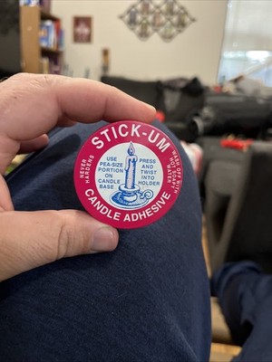 Stick-Um Candle Adhesive 1Ounce Tin - Fox Run