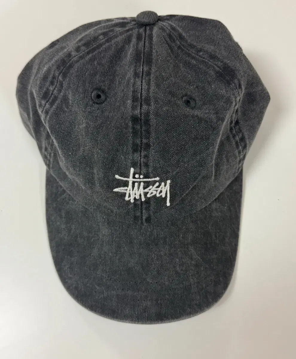 Stoochy Basic Washed Low Pro Ball Cap Charcoal 13… - image 2