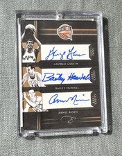 2011 Panini Black Box George Gervin Bailey Howell Arnie Risen HOF Auto #18/49!
