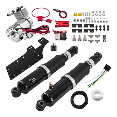 #ad Motorcycle Air Ride Suspension Kit Fit Harley Davidson Touring Models 1995 2023 $176.89