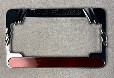 Harley Davidson Genuine Script Chrome License Plate Frame