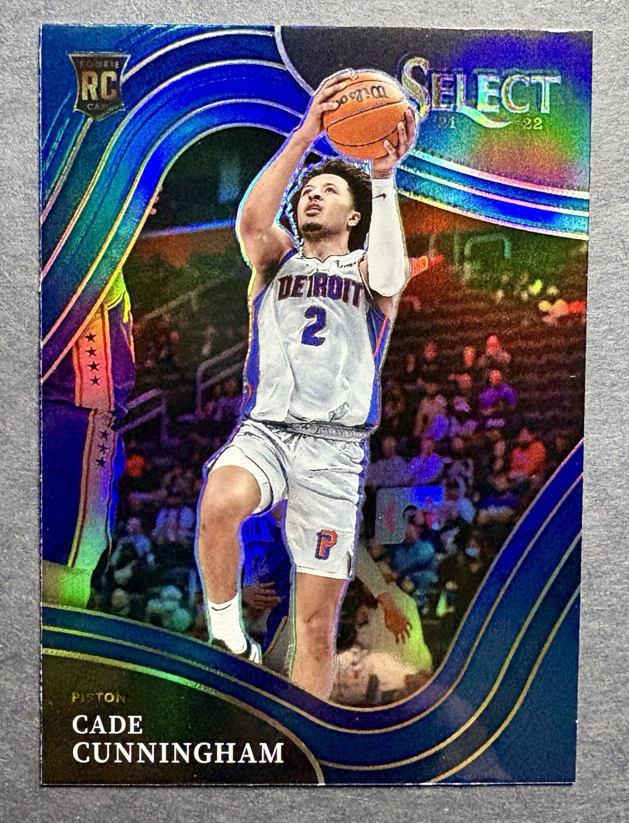 2021-22 Panini Select Courtside Cade Cunningham Rookie RC #288 Blue Prizm