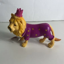 ANKYO Party Animals LION in Party Hat Clothes Toy Figure Cake Topper 5" New