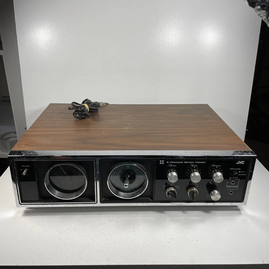 JVC 4mm-4600 4 Channel Music Center Receiver As Is Parts - Image 3 of 4