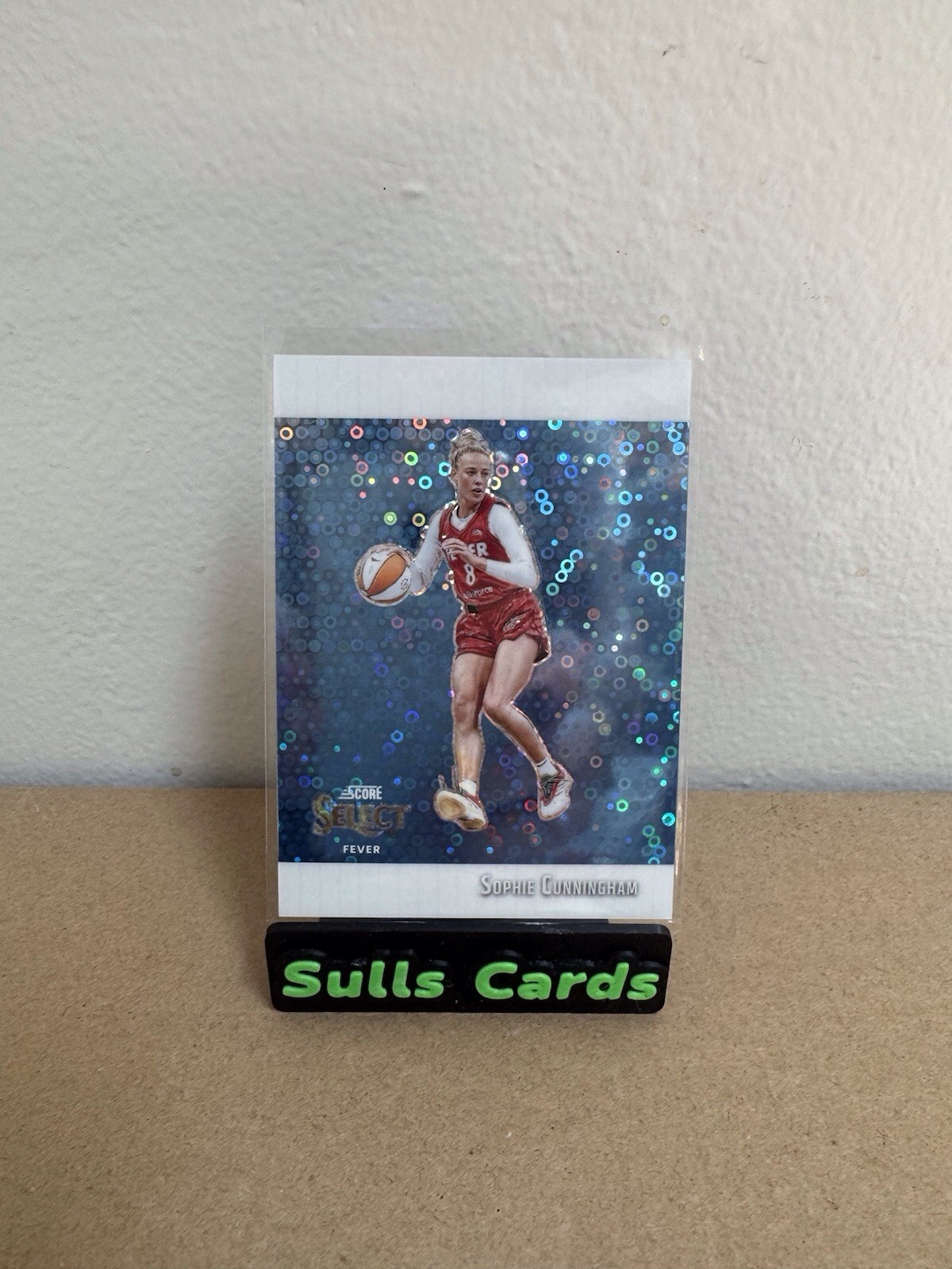 2025 Select WNBA Score Sophie Cunningham #19 White Disco Prizm Throwback  /75