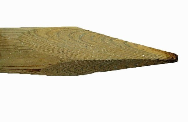Tutor de Madera de Pino tratado de 40x40 mm Pack 4uds. de 1,5 m. de Altura.
