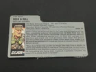 gi joe lot File Card 1989 Rock & Roll Great Condition
