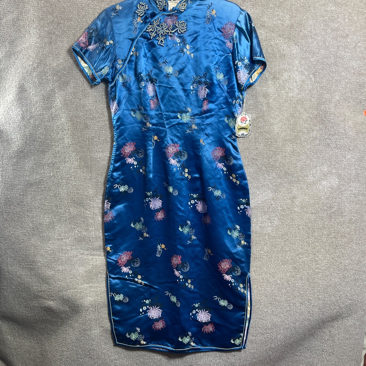 blue china pattern dress Love Shack Fancy main image 1
