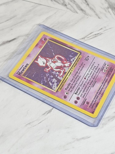 Pokémon TCG Mewtwo Base Set 10/102 Holo Unlimited Holo Rare 1999 WOTC NM - Bild 6 von 20