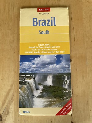 BRAZIL SOUTH Karte Nelles Verlag Brasilien Süden - Zustand: gut
