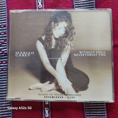 mariah carey -without you  & never forget  you  cd