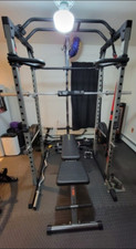 Fitness Reality Squat Rack Power Cage with | Optional LAT Pulldown & Leg Holdown