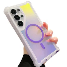 Shockproof Gradient Magnetic Mag Safe Case For Samsung Galaxy S25 Ultra/S24 Ultr