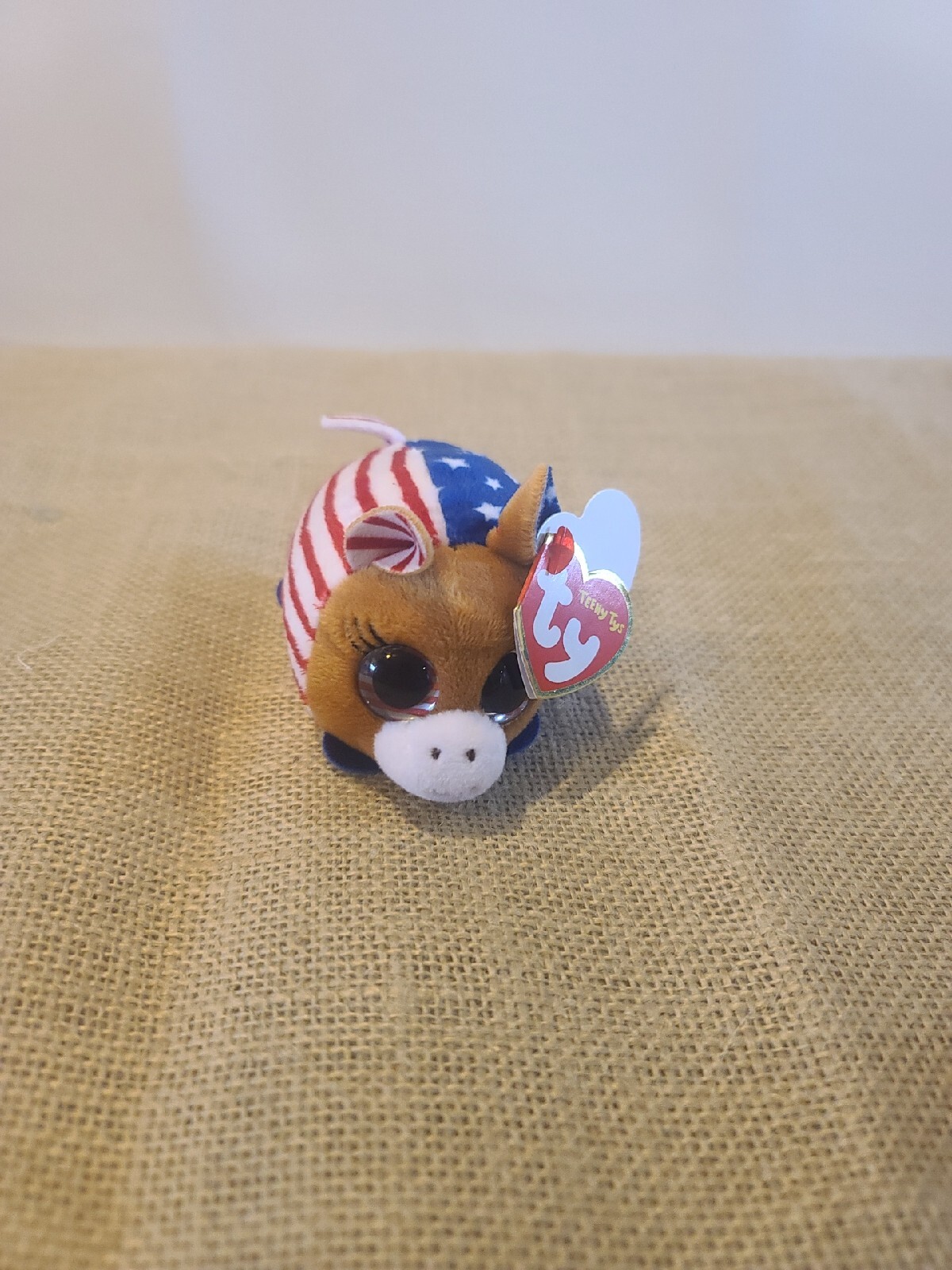 TY Beanie Boos - Teeny Tys Stackable Plush - VOTE DEMOCRAT Donkey (3.5 inch)