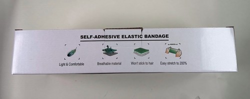 10 Rolls Cohesive Elastic Bandage Adhesive Wrist Ankle Gauze Tape Vet Wrap 5cm - Picture 4 of 9