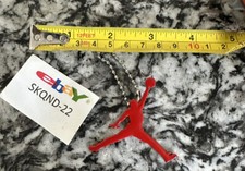Metal Red Nike Air Jordan Keychain / Hangtag Free Shipping