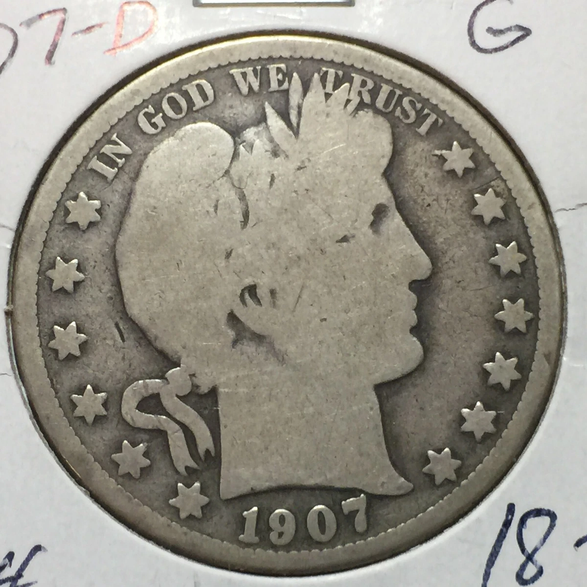 1907 Year Barber Half Dollars (1892-1915) for sale | eBay