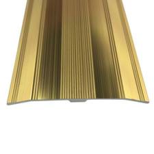 Gold Extra Wide Carpet Cover Strip 61mm Width Door Bar Threshold 0.9m (3ft)