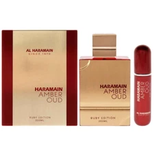 Amber Oud Ruby Edition by Al Haramain 6.7 oz EDP Perfume Women Men NIB