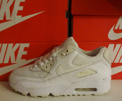 NIKE Air Max 90 *PURE WHITE* 2017 EUR 40 Guter Zustand TOP