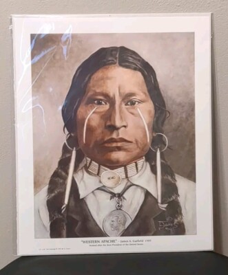 ''Western Apache'' By D. Jones 16 X 20 1999
