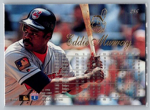 1994 Flair Eddie Murray #286 - Picture 2 of 2