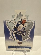 2017-18 Toronto Maple Leafs TML Centennial Die Cut Barry Melrose