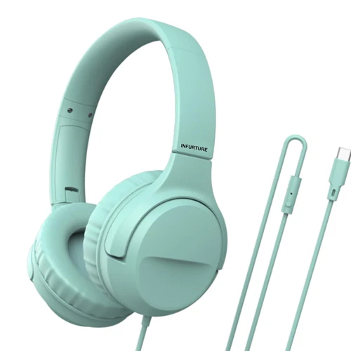 INFURTURE CH3 Kids USB C Headphones for SchoolType C Kids HeadphonesWired Boy...