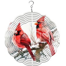 Cardinal Wind Spinner, yard decoration