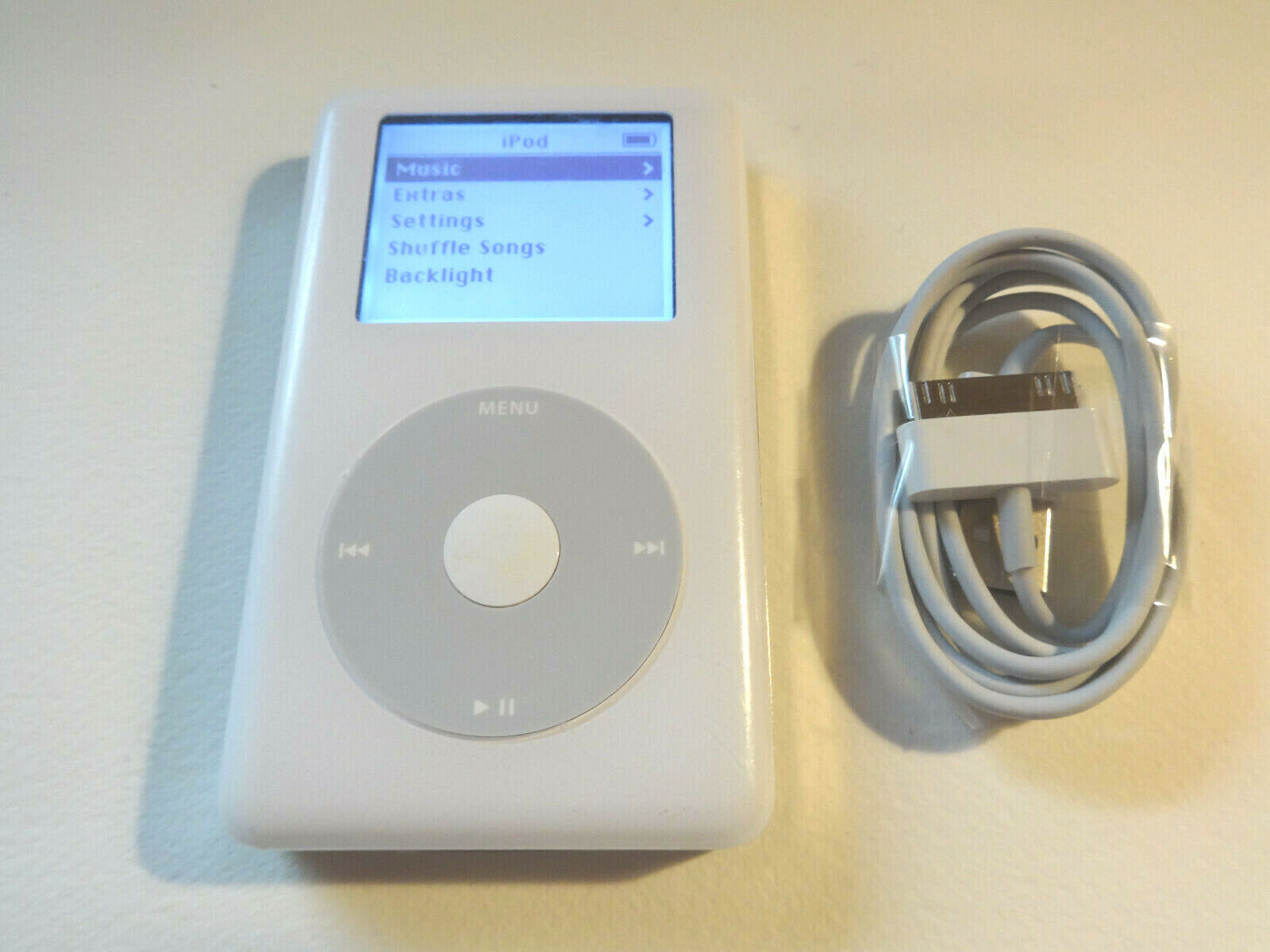 Apple iPod Classic 4th Generation Monochrome 20GB 40GB White Refurbish –  Elite Obsolete Electronics