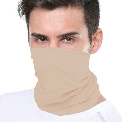 Seamless Bandana Face Covering Mask Biker Gaiter Tube Snood Neck Cover Scarf - Picture 9 of 17