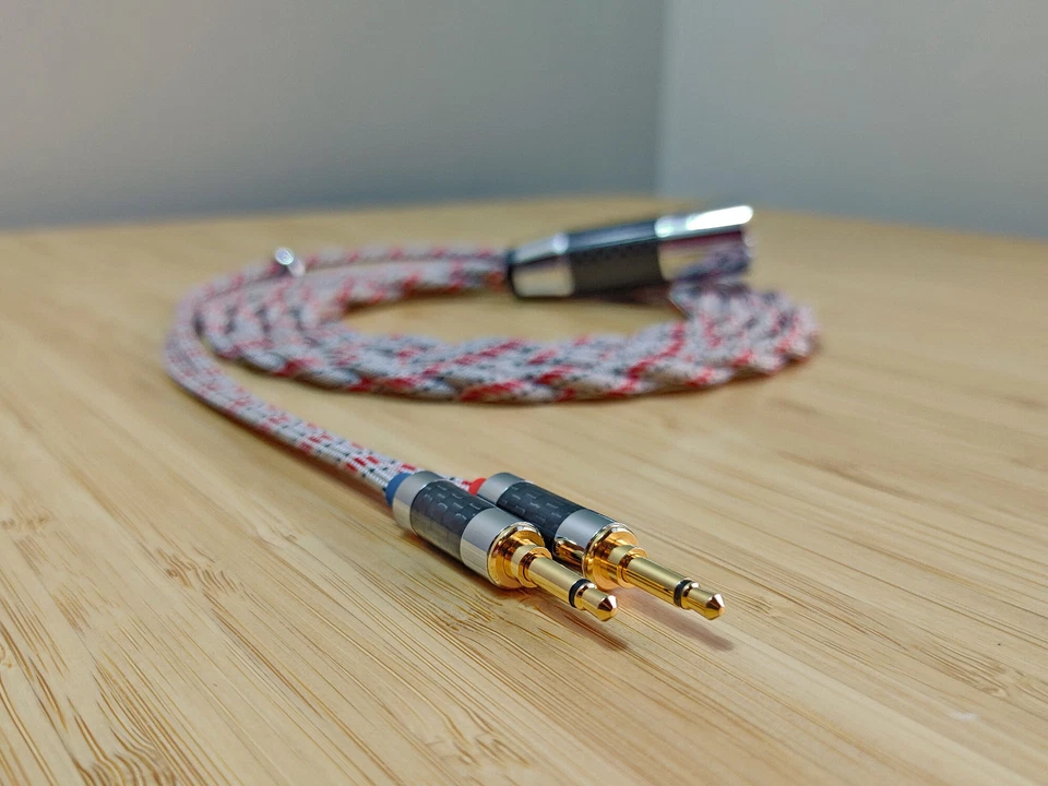 CABLES DE AUDIO 7N OCC COBRE ORO PLATA CABLE FOCAL STELLIA TRANSPARENTE CELESTEE ELEX Foto 3 de 4