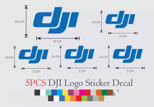Vinyl Decal - Compatible With DJI Products (3.5\"x2...