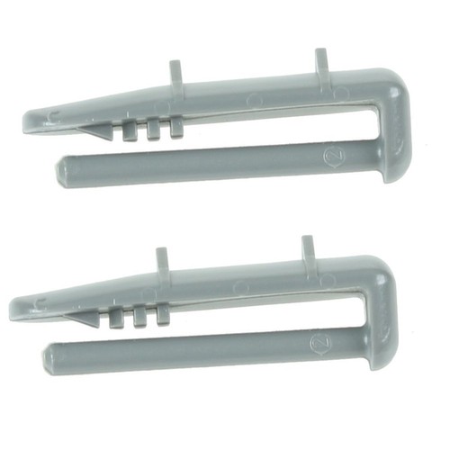 Beko DE2431FW DE3430FS Dishwasher Basket Rear Runner Rail Cap Clips X 2