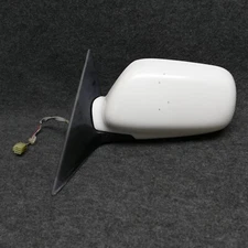 2000-2004 Subaru Legacy LH Drivers Power Side View Mirror 82X White OEM 69887B