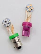 Pinball LED FLEX BULBS 25pcs COOL WHITE #47 "Super Bright" LED 6.3v bayonet base