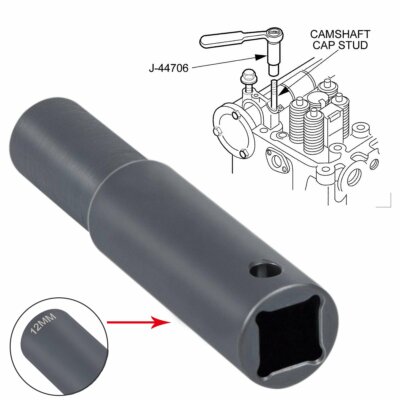 12MM 12PT 1/2'' Drive Rocker Arm Shaft Extra Deep Socket for Detroit Diesel 60