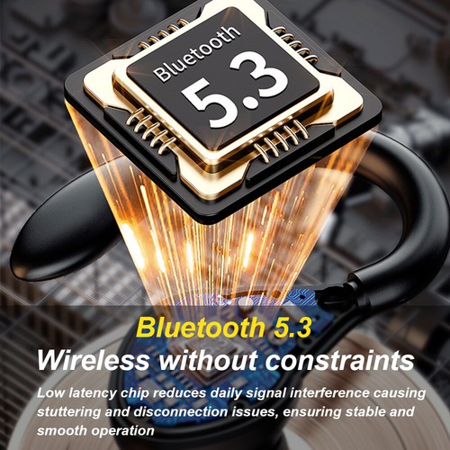 Wireless Headphones Bluetooth 5.3 Headset LED Lights Display Earphone For Gifts - Picture 10 of 20