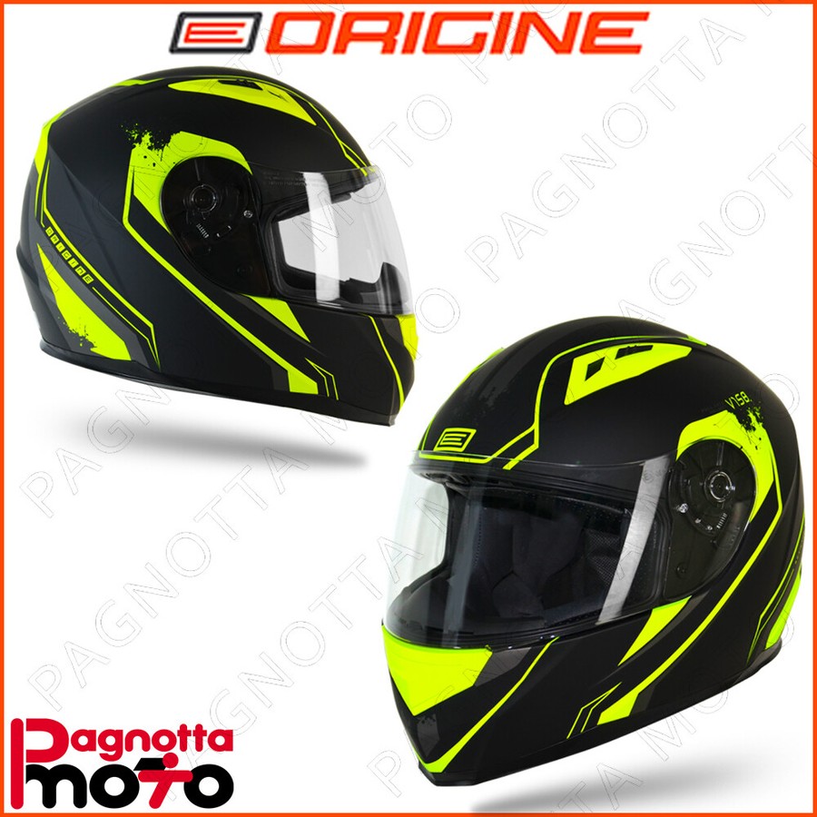 RIVENDITORE ORIGINE HELMETS BOLLATE MILANO , CASCO INTEGRALE ORIGINE  HELMETS TONALE POWER MATT YELLOW - BLACK | GIALLO OPACO BOLLATE MILANO -  Pagnotta moto srl