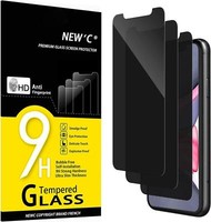 Sichtschutz Panzer Schutz Glas Iphone 11 Xr 3X 9H HäRte Blasenfrei 6,1 Zoll