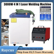 Raycus 3000W Laser Welding Machine cleaning cutting Machine Double wire feeder