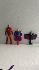 Lot of 3 McDonald's Happy Meal Toys Iron Man Superman Dracula