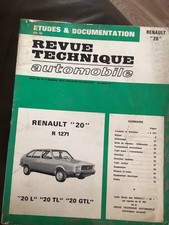Revue technique Renault R20