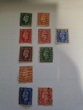 Great Britain King George IV stamps - Original 5 Plus other five color variation