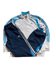 Vintage Adidas Tracksuit 2012 baggy y2k weiß...