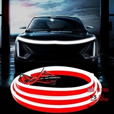 Car LED Hood Light Strip, 70 Inch 12V Flexible Waterproof 70 Inches White
