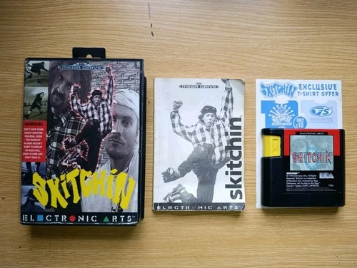 SKITCHIN' - SEGA MEGA DRIVE MEGADRIVE PAL - COMPLETE CIB